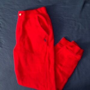 Red Polo Ralph Lauren Sweatpants